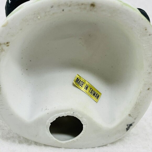 Vintage Clown Joker Figurine Bozo Circus Tuxedo Man Costume Stand Display Taiwan - Picture 10 of 10